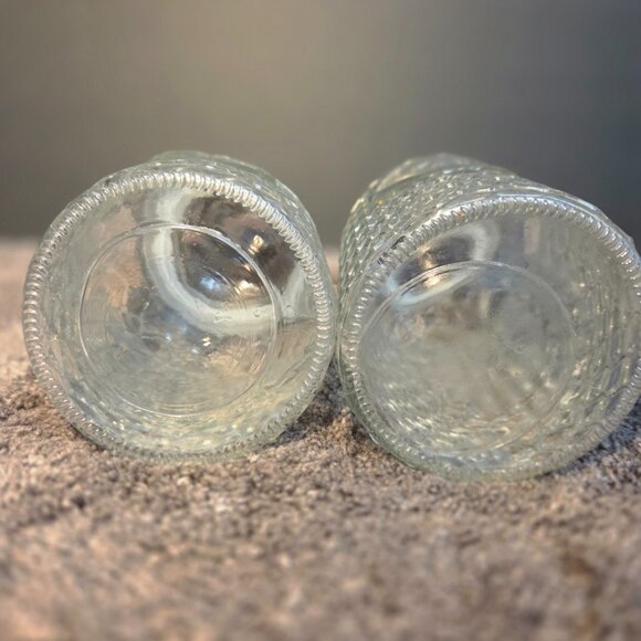 2 Rustic Chicken Wire & Rooster Clear Glass Canisters w/Lids Honeycomb Farmhouse - Picture 7 of 12